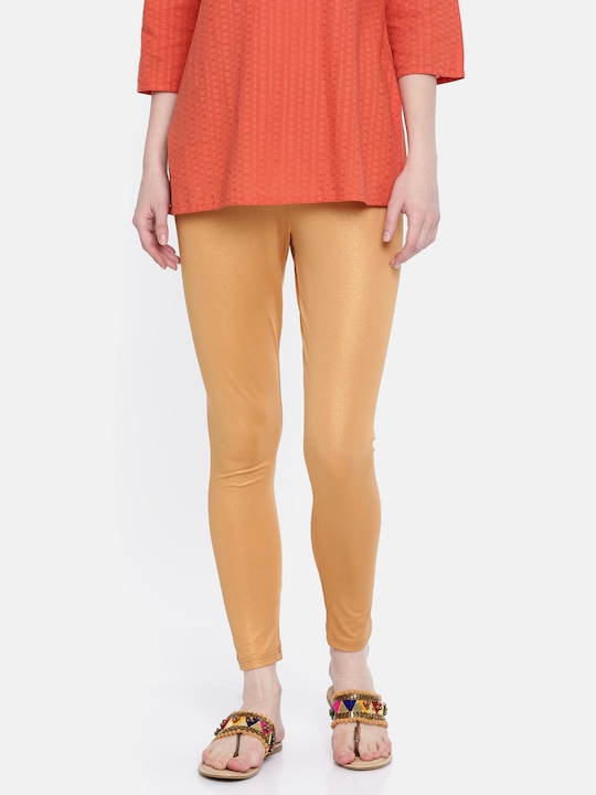 Global Desi - Gold-Toned Leggings