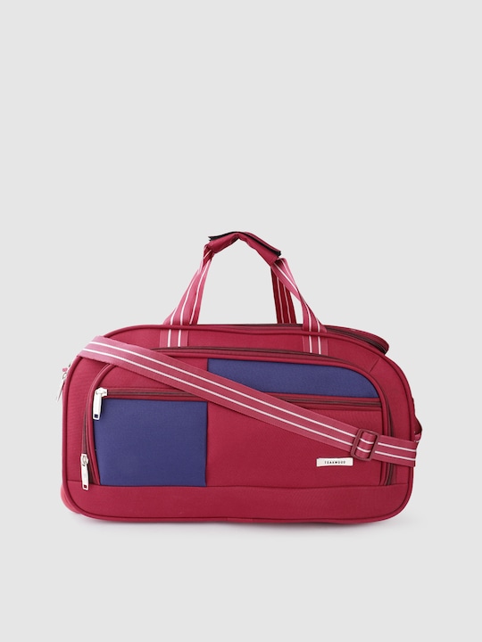 Teakwood Leathers - Medium Duffle Trolley Bag- 60.8 L