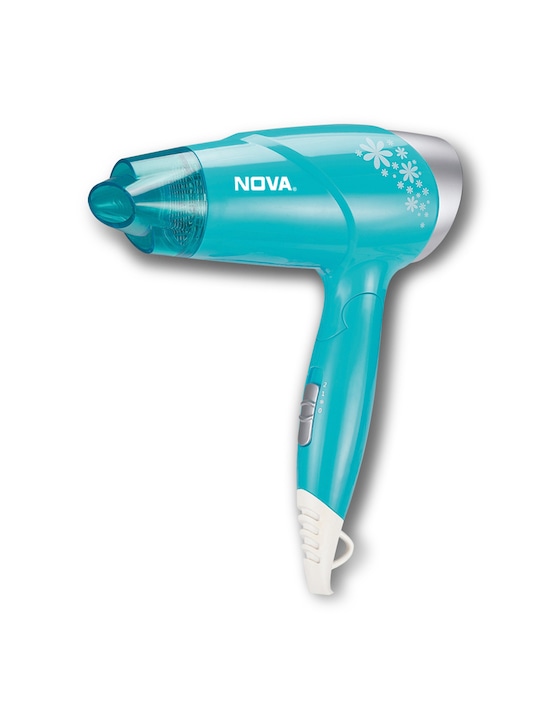 NOVA - NHP 8206 Silky Shine 1400W Foldable Hair Dryer - Turquoise Blue