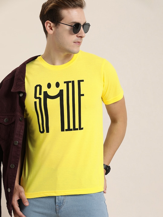 Moda Rapido - Men Typography Printed T-shirt