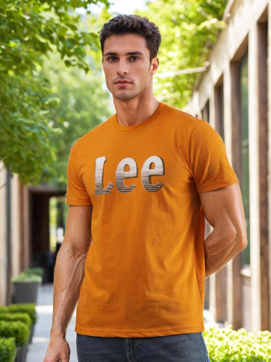 Lee - Men Typography Printed T-shirt