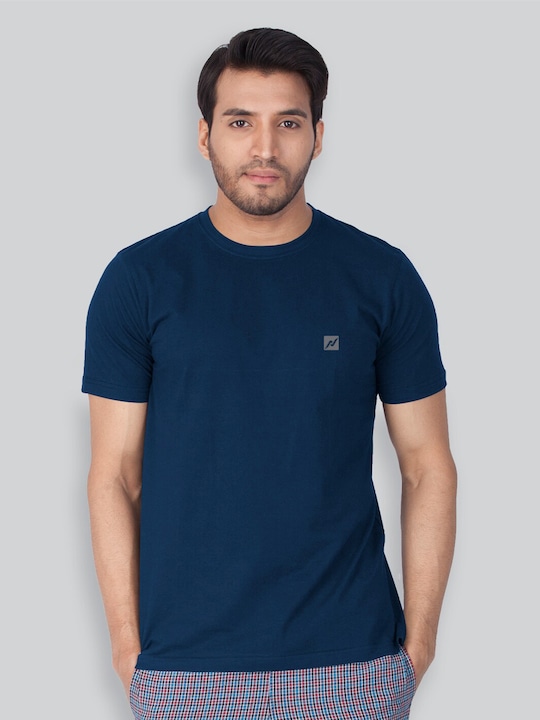 LUX NITRO - Round Neck Anti Odour Regular Fit T-Shirt