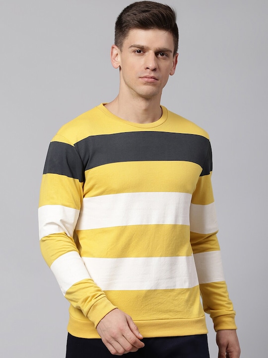 Hubberholme - Striped Cotton Sweatshirt