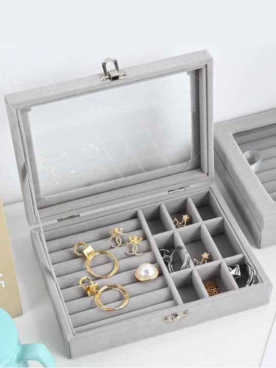 YouBella - Grey Jewellery Organiser Box