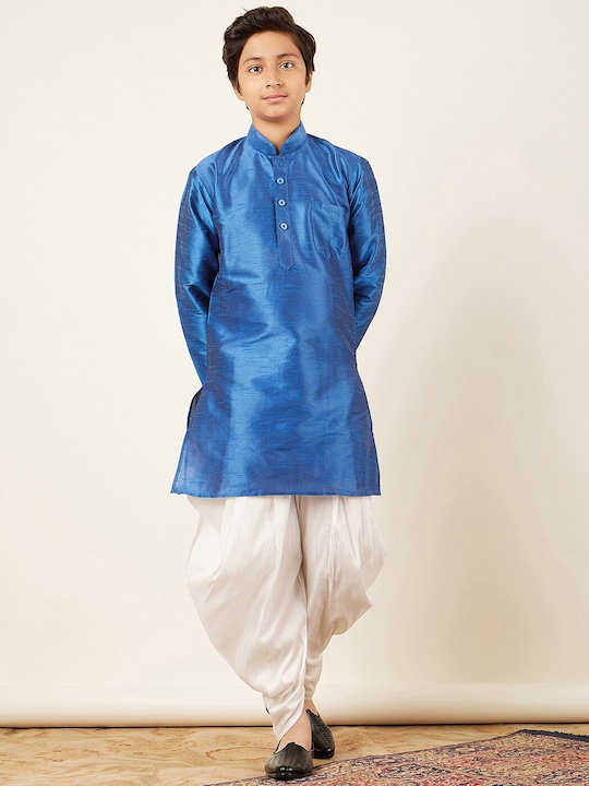Aj DEZInES - Boys Mandarin Collar Kurta with Dhoti Pants