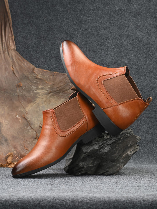 Roadster - The Lifestyle Co. Men Mid-Top Chelsea Boots