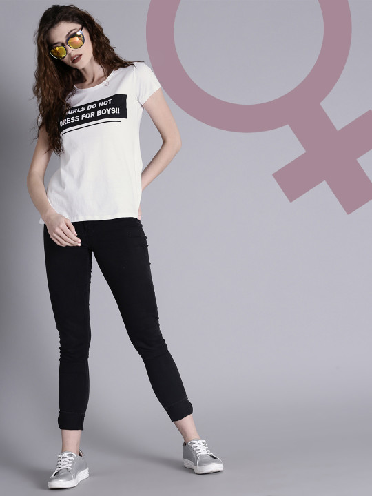 Kook N Keech X fwd - Women Printed Round Neck Cotton T-shirt