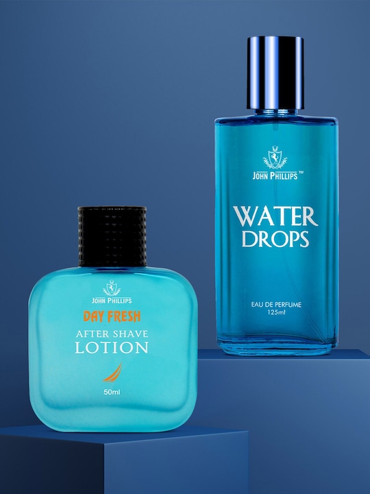 JOHN PHILLIPS - Set of Water Drops EDP 125 ml & Day Fresh After Shave Lotion - 50 ml