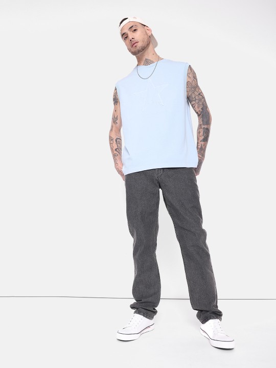 Roadster - The Life Co. Men Slim Fit Light Fade Stretchable Mid-Rise Jeans