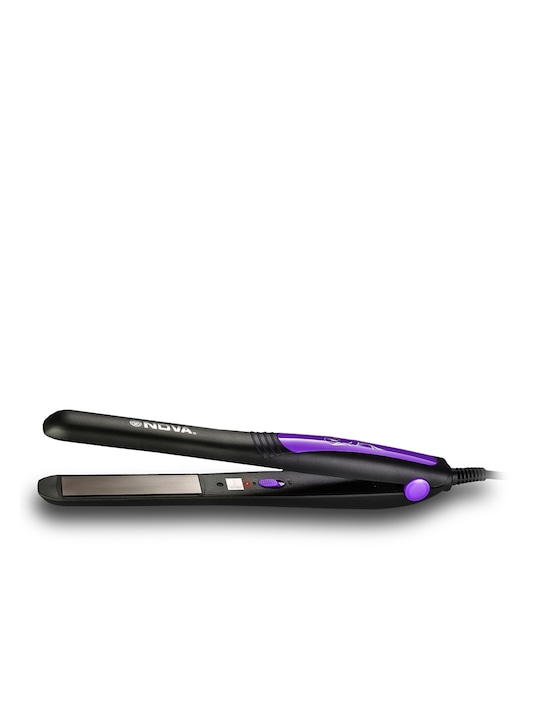 NOVA - NHS 842 Pro-Shine Hair Straightener - Black & Purple
