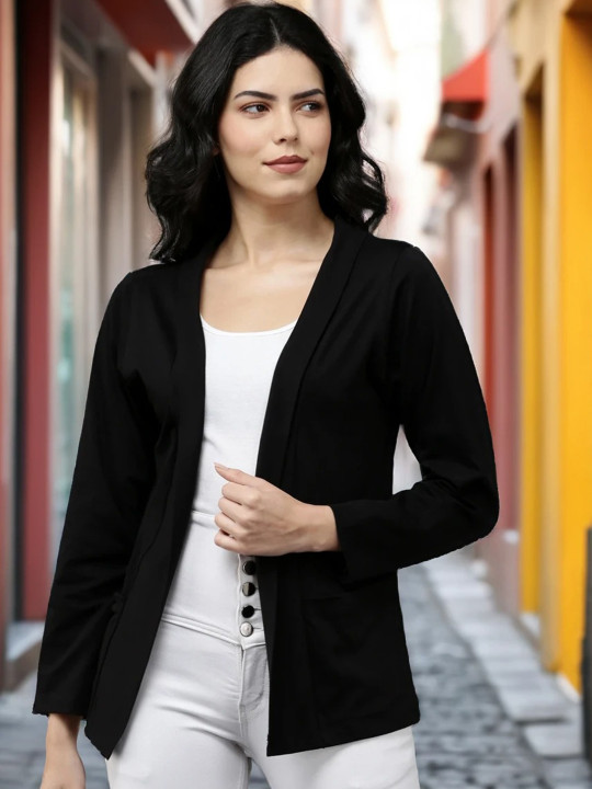 Kryptic - Open Front Cotton Shrug