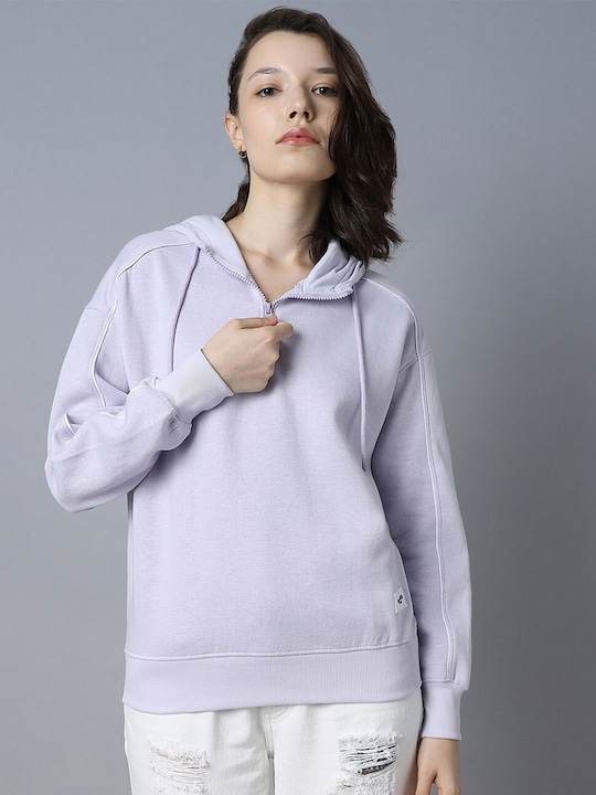 High Star - Hooded Long Sleeve Pullover Sweatshirt