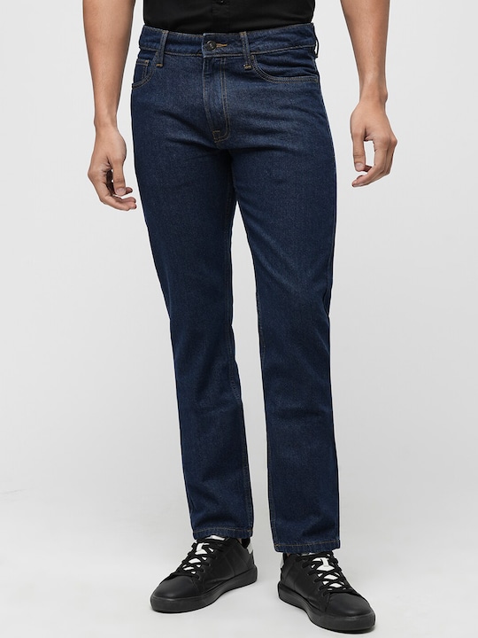 Jack & Jones - Men Mid-Rise Comfort Cotton Jeans