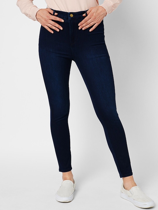 ONLY - Women Skinny Fit High-Rise Clean Look Light Shade Stretchable Jeans