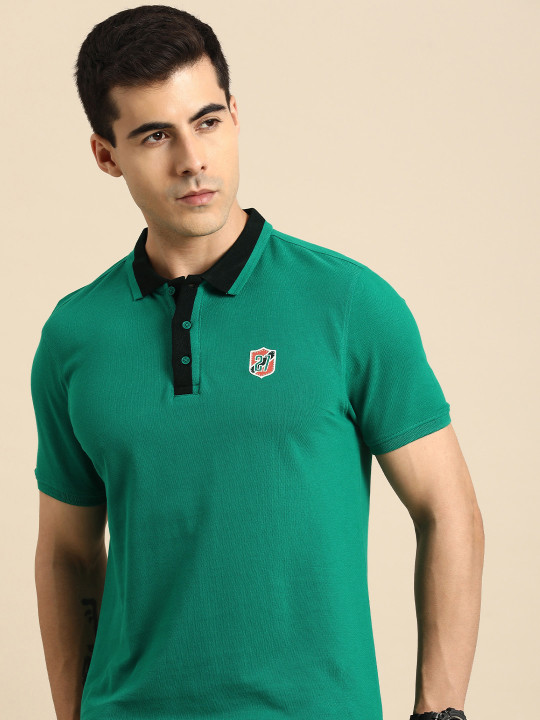 Being Human - Men Polo Collar Pure Cotton T-shirt