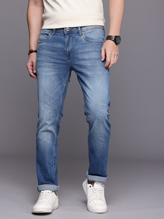 Ducati - Men Heavy Fade Regular Fit Stretchable Jeans