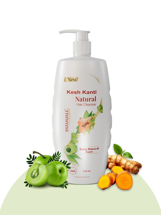 Patanjali - Kesh Kanti Natural Hair Cleanser for Thick & Shiny Hair - 650ml