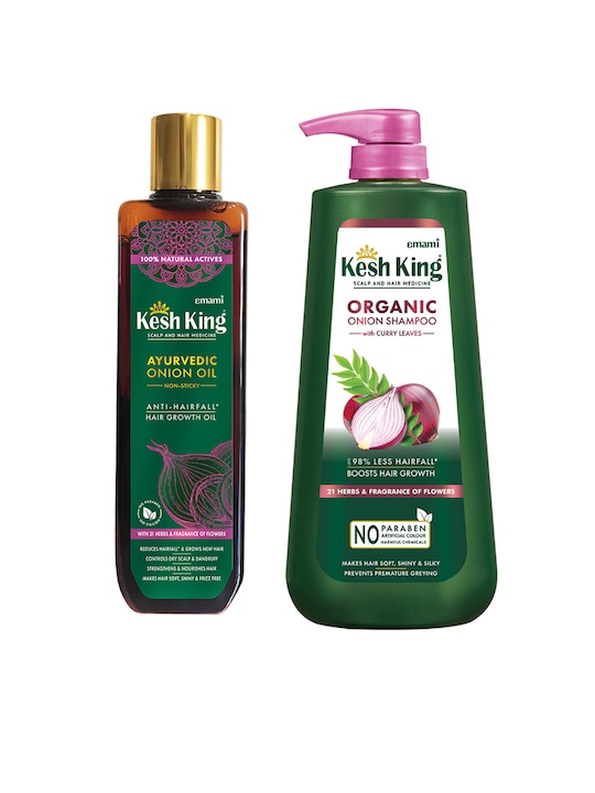 Kesh King - Organic Onion Hair Care Combo