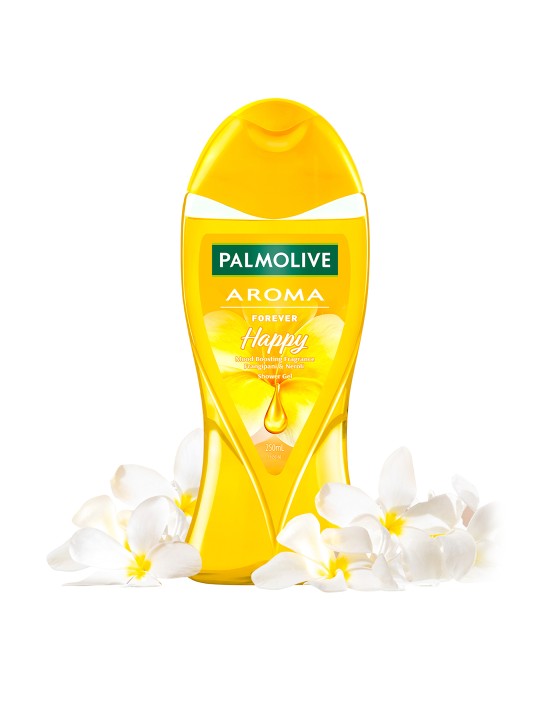 Palmolive - Aroma Forever Happy Mood Boosting Shower Gel With Frangipani & Neroli - 250 ml