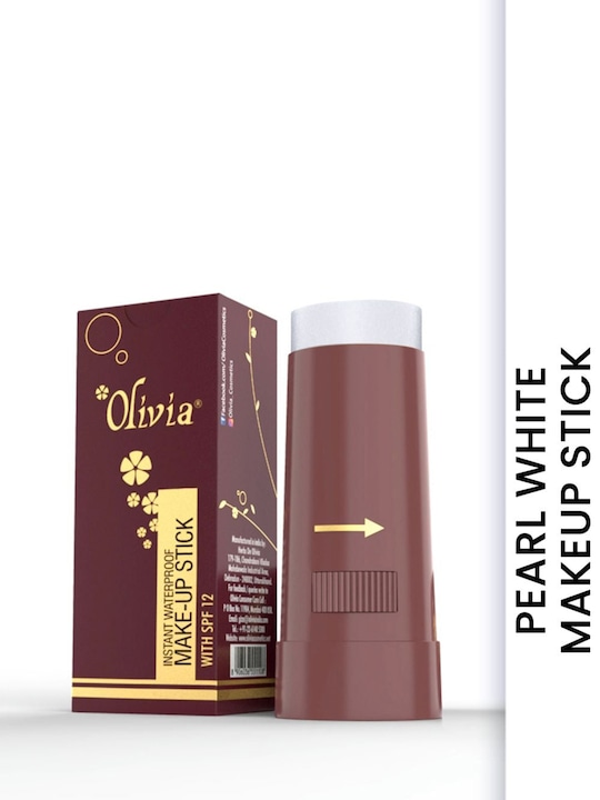 Olivia - Instant Waterproof Makeup Stick Concealer - 15g - Pearl White