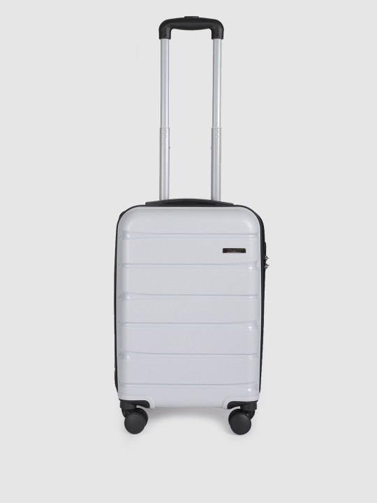 Teakwood Leathers - India 360 Degree Rotation Hard-Sided Cabin-Sized Trolley Bag 32L