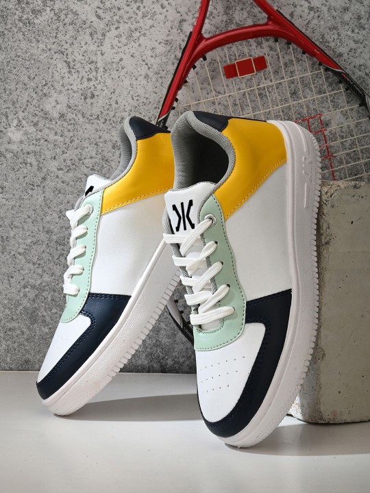 Killer - Men Colourblocked Round Toe Comfort Insole Lightweight Sneakers