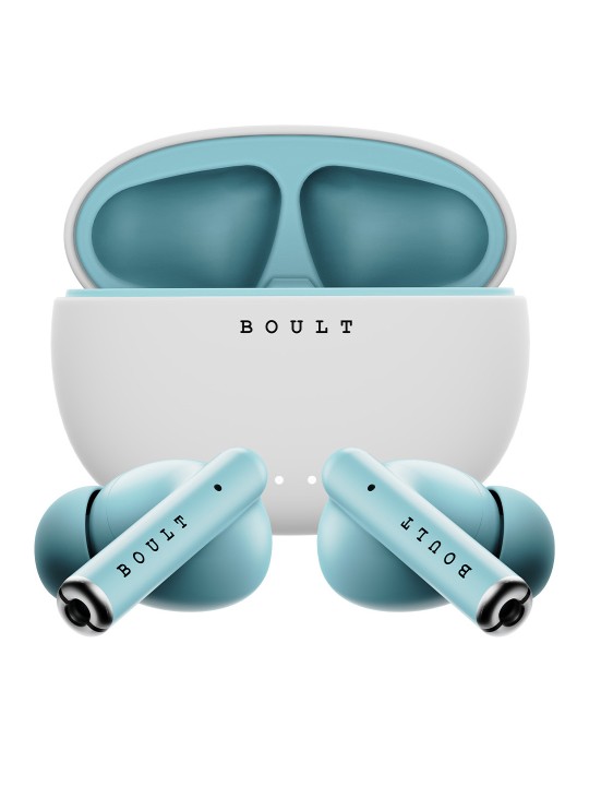 BOULT AUDIO - Shadow Bluetooth Earbuds with 40H Playtime, ENC Mic & 45ms Low Latency, IPX5