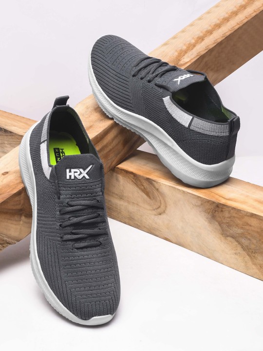 HRX by Hrithik Roshan - Men Mesh Flyknit Marking Running Sports Shoes