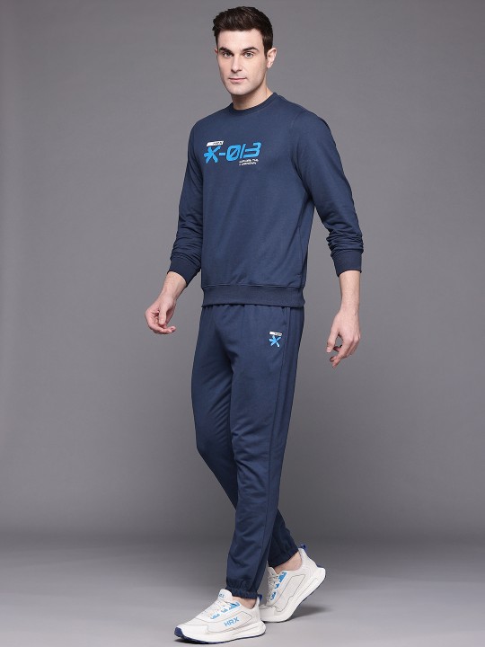 HRX by Hrithik Roshan - Brand Logo Printed Lifestyle Tracksuit