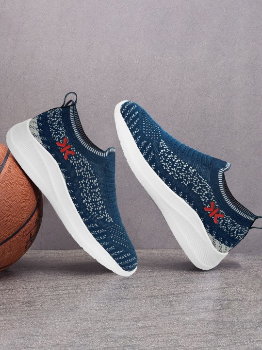 Killer - Men Woven Design Slip-On Sneakers