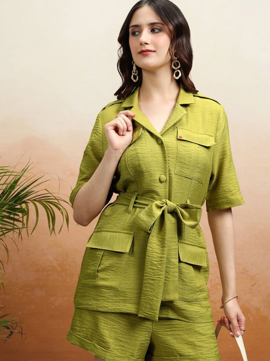 Vishudh - Shirt With Shorts Co-Ords