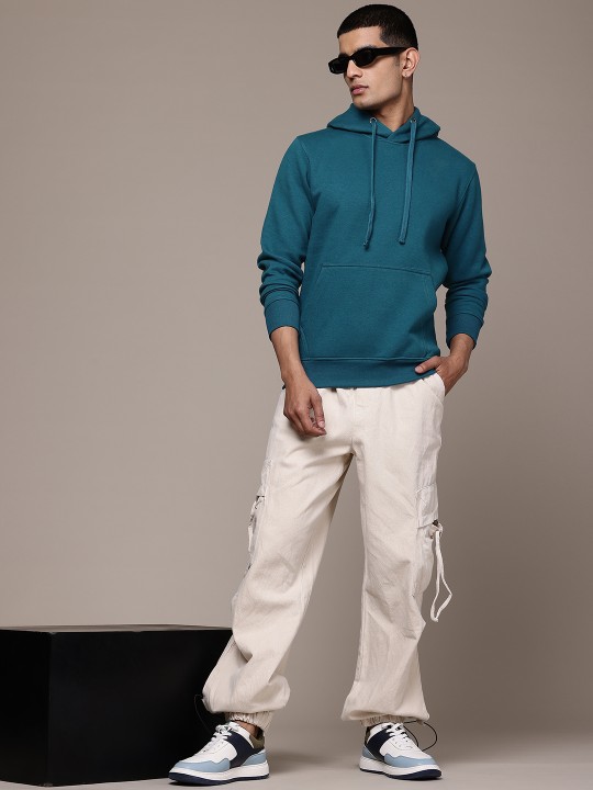 Roadster - The Lifestyle Co. Solid Hooded Sweatshirt