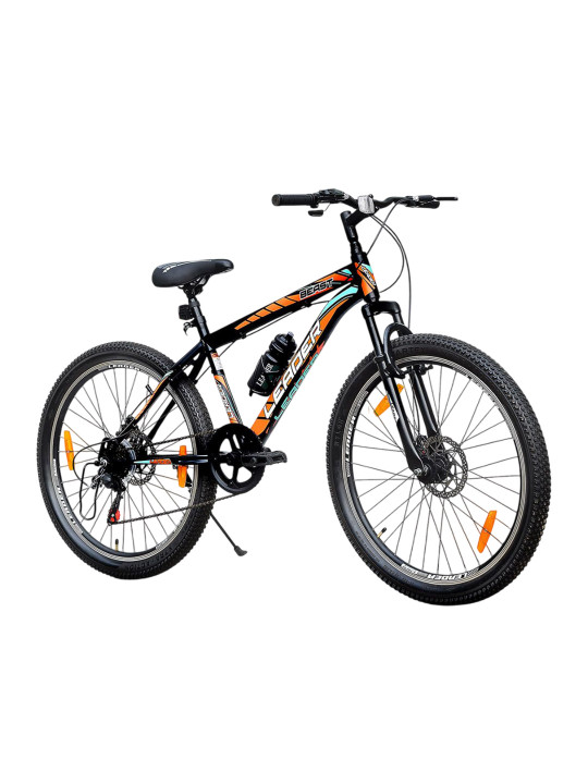 LEADER - Beast 26T Multispeed Mountain Bike With Front Suspension & Dual Disc Brake