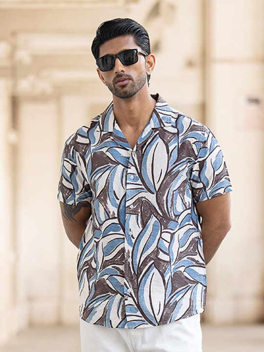 Powerlook - Men Opaque Printed Casual Shirt
