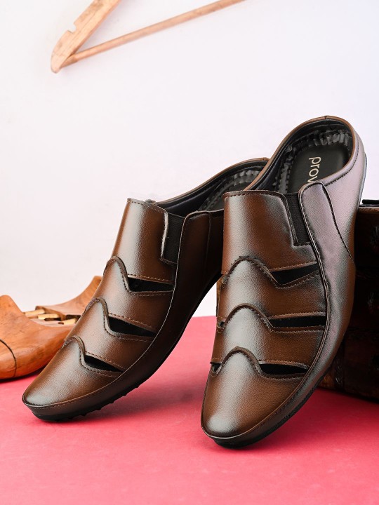 Provogue - Men Ethnic Leather Comfort Sandals