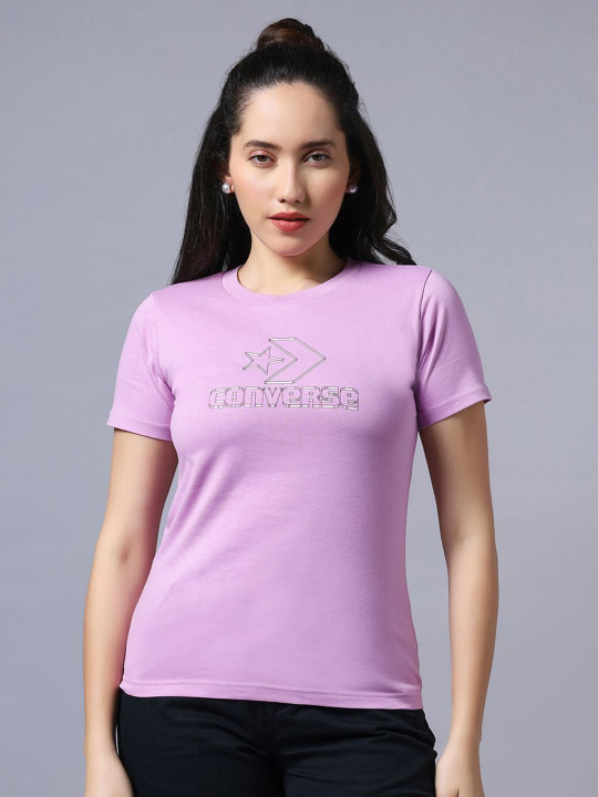 Converse - Women Star Chevron Print T-Shirt