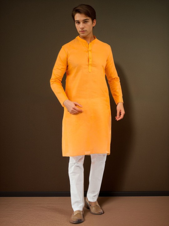 DEVOILER - Men Striped Kurta