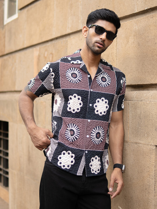 Powerlook - Men Printed Casual Shirt