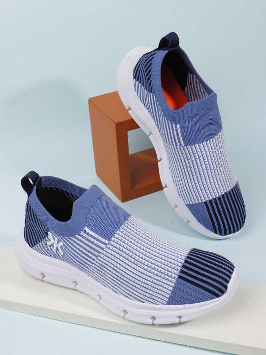 Killer - Men Woven Design Slip-On Sneakers