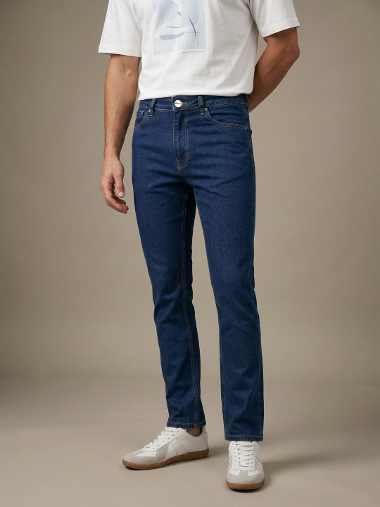 glitchez - Men Skinny Fit Mid-Rise Jeans