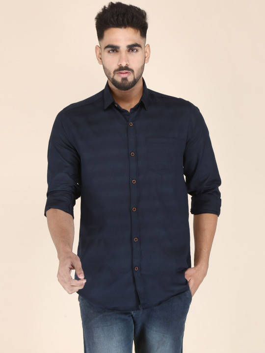 XENOR - Men Slim Fit Casual Shirt