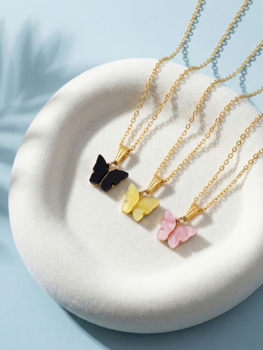 glitchez - Brass Gold-Plated Necklace