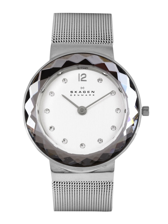 SKAGEN - Women Silver-Toned Dial Watch 456SSSI