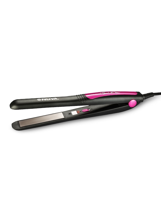NOVA - NHS 840 Pro Shine Hair Straightener - Black & Pink