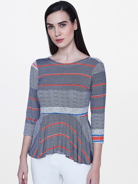 AND - Women Multicoloured Striped Top