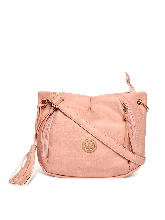 Lino Perros - Dusty Pink Solid Sling Bag