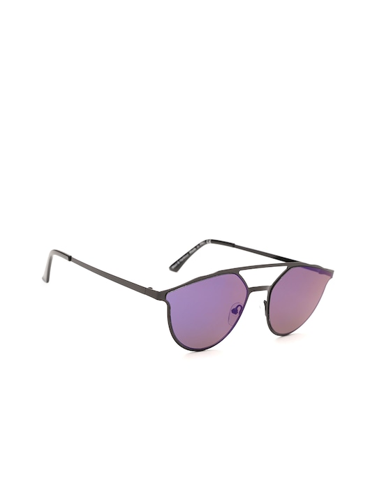 Mast & Harbour - Unisex Mirrored Oval Sunglasses MFB-PN-PS-T9945