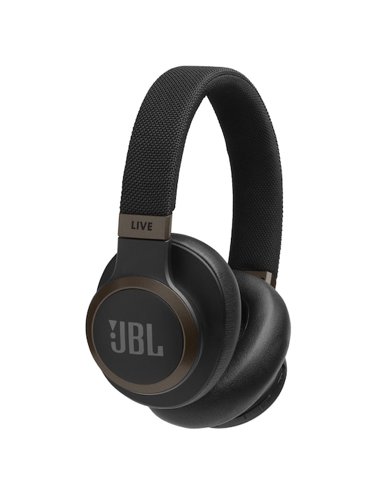 JBL - Live 650BTNC M Black Wireless Over-Ear Noise-Cancelling Headphones