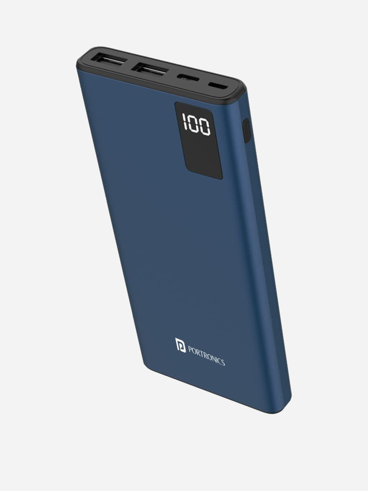 Portronics - Power G 10K 10000 mAh Power Bank with Dual Input & Triple Output (Blue)