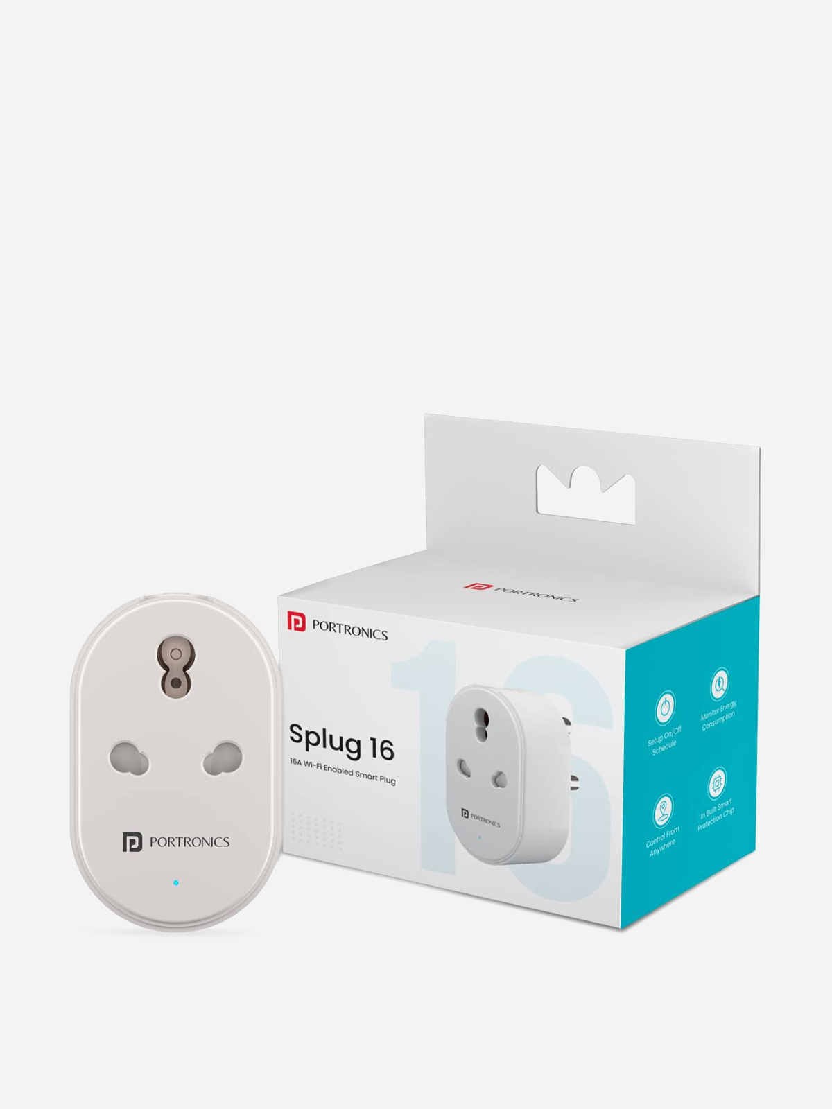 Portronics - Splug 16 Wifi Enabled Smart Plug